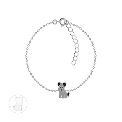 Silver Dog Bracelet - 20762