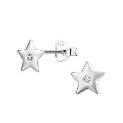 Silver Star Stud Earrings - 20683 Silver Star Stud Earrings - 20683