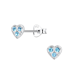 Silver Heart Stud Earrings - Wholesale - 20687 Silver Heart Stud Earrings - Wholesale - 20687