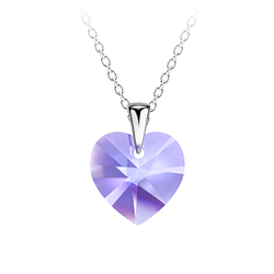 Silver Heart Necklace - 20676