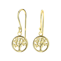 Silver Tree Of Life Earrings - 21315