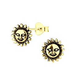 Silver Sun Stud Earrings - 21322 Silver Sun Stud Earrings - 21322
