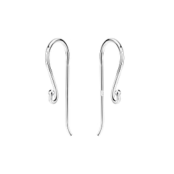 Silver Fish Hook Earrings with Ball – Pack of 5 - 21339 Silver Fish Hook Earrings with Ball – Pack of 5 - 21339