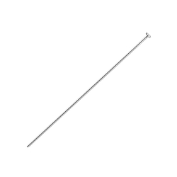38mm Silver Pin with 1.3mm Flat Head – Pack of 10 Pieces - 21355