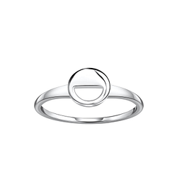 Silver Round Ring - 21304 Silver Round Ring - 21304