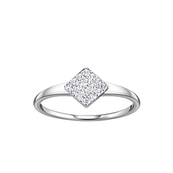 Silver Square Ring - 21397