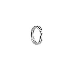 Silver Split Ring - Pack of 10 Pieces - 21348