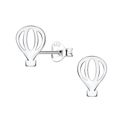 Silver Balloon Stud Earrings - 21540