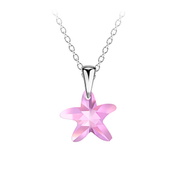 Silver Starfish Necklace - 21459