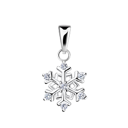 Silver Snowflake Pendant - 21548