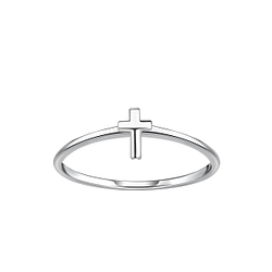 Silver Cross Ring - 21749
