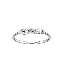 Silver Leaf Ring - 21678