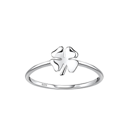 Silver Clover Ring - 21748