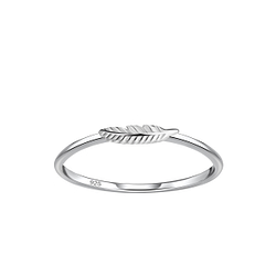 Silver Leaf Ring - 21676
