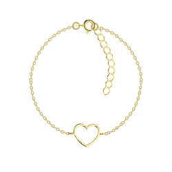 Silver Heart Bracelet - 21854
