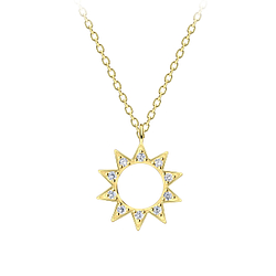 Silver Sun Necklace - 21335
