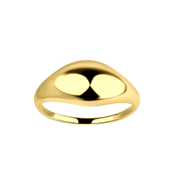 Silver Curved Ring - 21904