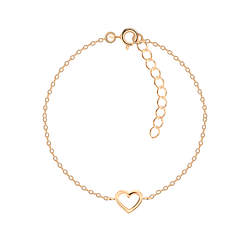 Silver Heart Bracelet - 22130