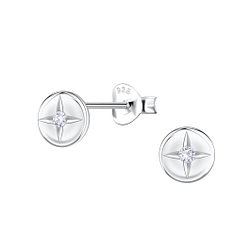 Silver Star Stud Earrings - 22447 Silver Star Stud Earrings - 22447