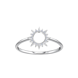 Silver Sun Ring - 23100