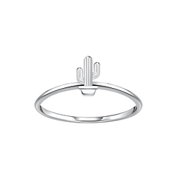 Silver Cactus Ring - 23020