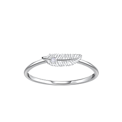 Silver Leaf Ring - 23038