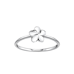 Silver Flower Ring - 23044