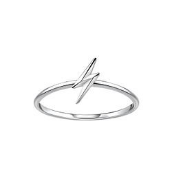 Silver Thunder Bolt Ring - 23052