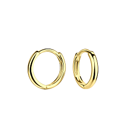 11mm Silver Huggie Earrings - 23213