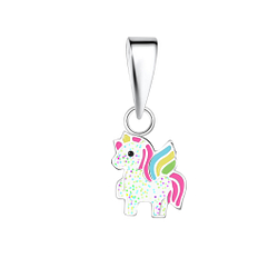 Silver Unicorn Pendant - 23218