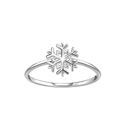 Silver Snowflake Ring - 23334