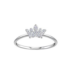 Silver Crown Ring - 22883