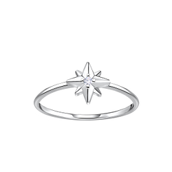 Silver Starburst Ring - 22887