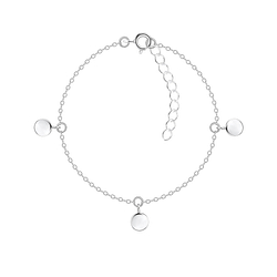 Silver Round Bracelet - 23424 Silver Round Bracelet - 23424