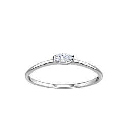 Silver Geometric Ring - 23374