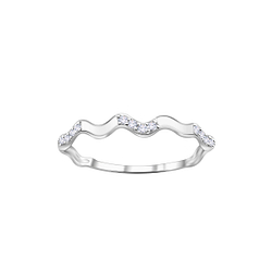 Silver Wave Ring - 23462