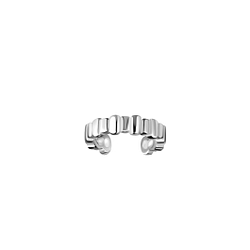 Silver Patterned Ear Cuff - 23803 Silver Patterned Ear Cuff - 23803