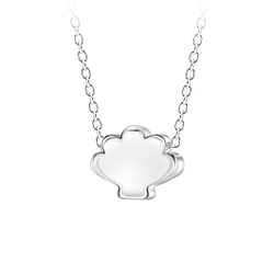 Silver Shell Necklace - 23580 Silver Shell Necklace - 23580