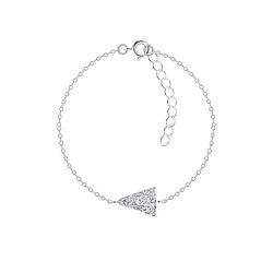 Silver Triangle Bracelet - 23872