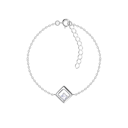 Silver Square Bracelet - 24134