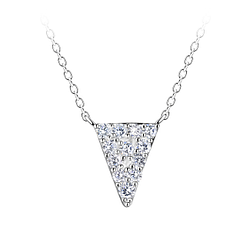 Silver Triangle Necklace - 24187 Silver Triangle Necklace - 24187