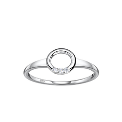 Silver Circle Ring - 24093 Silver Circle Ring - 24093