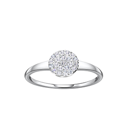 Silver Round Ring - 24095