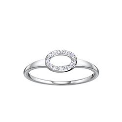 Silver Oval Ring - 24099