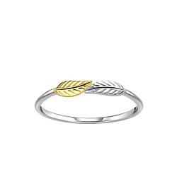 Silver Leaf Ring - 24524