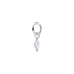 2x4mm Marquise Cubic Zirconia Pendant - 25418 2x4mm Marquise Cubic Zirconia Pendant - 25418