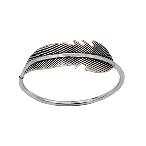 Silver Feather Ring1686