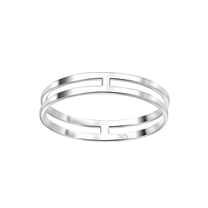 Silver Double Line Ring Silver Double Line Ring3808