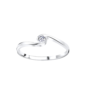 Silver Cubic Zirconia Ring5373