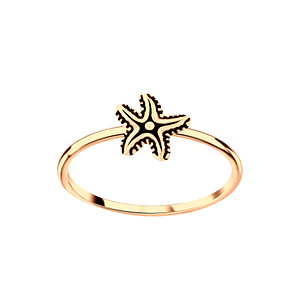 Silver Starfish Ring5648